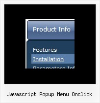 Javascript Popup Menu Onclick Baum Menuevorlage