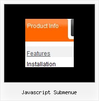 Javascript Submenue Schiebe Menue Flash