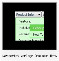 Javascript Vorlage Dropdown Menu Vertikale Tab Menue