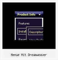 Menue Mit Dreamweaver Javascript Horizontale
