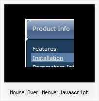 Mouse Over Menue Javascript Tutorial Javascript Menue