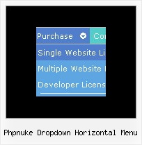 Phpnuke Dropdown Horizontal Menu Menue Html