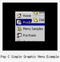 Psp C Simple Graphic Menu Example Vista Menue Download