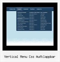 Vertical Menu Css Aufklappbar Tree Menue Mit Javascript Und Div