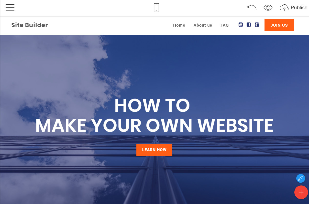 how to make your own website from scratch for free